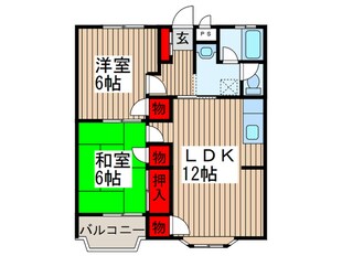 第二メゾン嶋田の物件間取画像